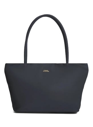 Tommy Hilfiger Siyah Kadın Tote Çanta TH MARINA HOBO/TOTE NYLON