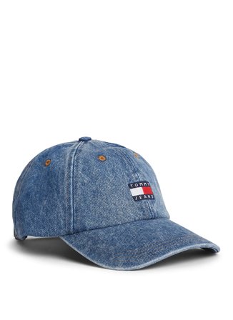Tommy Hilfiger Mavi Kadın Nakışlı Şapka AW0AW188361A4