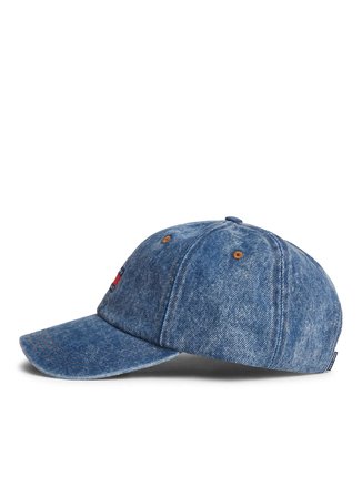 Tommy Hilfiger Mavi Kadın Nakışlı Şapka AW0AW188361A4