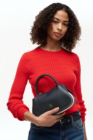 TH LOGOTAPE MINI SATCHEL Kadın Mavi Çanta - AW0AW18743