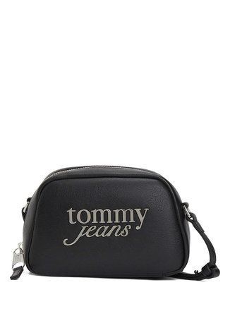 Tommy Hilfiger Siyah Kadın Çapraz Çanta TJW BOLD CAMERA BAG