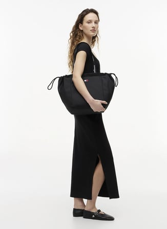 Tommy Hilfiger Siyah Kadın Tote Çanta TJW ESS DAILY TOTE