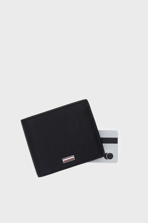 Tommy Hilfiger Deri Logolu Cüzdan Erkek CÜZDAN AM0AM14496 BDS SİYAH