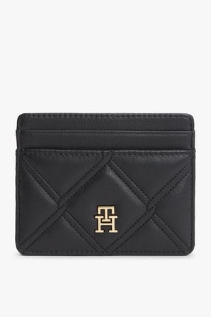 TH FEMININE CARDHOLDER Kadın Siyah Cüzdan - AW0AW18700