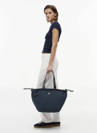 Tommy Hilfiger Lacivert Kadın Tote Çanta TJW ESS DAILY TOTE