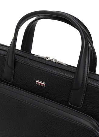Tommy Hilfiger Siyah Erkek Laptop Çantası TH CENTRAL COMPUTER BAG
