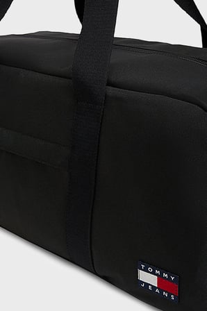 Tommy Jeans Logolu Çıkarılabilir Askılı Valiz Erkek VALİZ AM0AM14470 BDS SİYAH