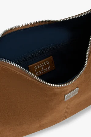 TJW SLOUCHY SUEDE SHOULDER BAG Kadın Kahverengi Çanta - AW0AW18859