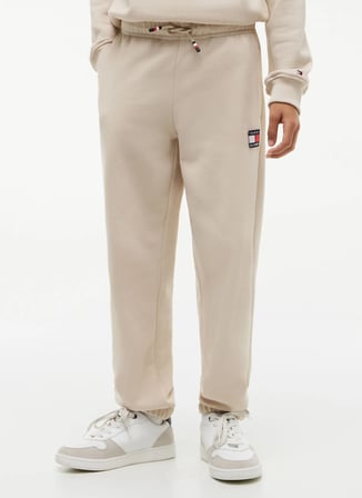Tommy Hilfiger Pembe Kız Çocuk Regular Fit Sweatpant KS0KS00715-HERITAGE FLAG SWEATPANTS