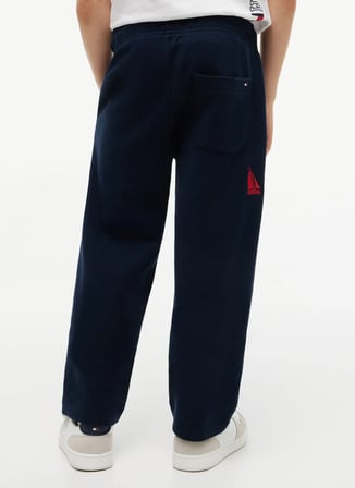Tommy Hilfiger Lacivert Erkek Çocuk Nakışlı Regular Fit Sweatpant KB0KB10593-EMBROIDERY GRAPHIC