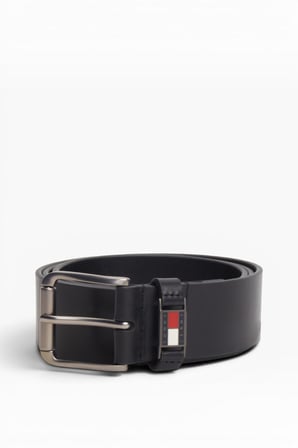 TJM TOMMY ROLLER BUCKLE 4.0 Erkek Siyah Kemer - AM0AM14460