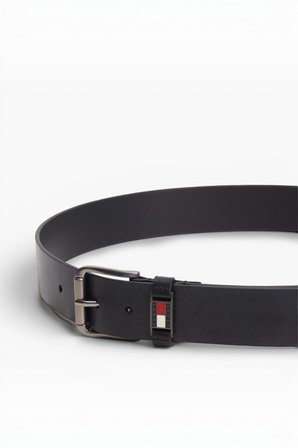 TJM TOMMY ROLLER BUCKLE 4.0 Erkek Siyah Kemer - AM0AM14460