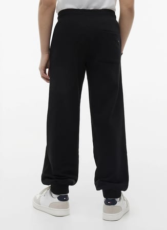 Tommy Hilfiger KG0KG09531-TOMMY RHINESTONE Siyah Kız Çocuk Sweatpant