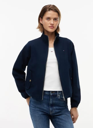 Tommy Jeans Lacivert Kadın Zip Ceket DW0DW205260G1