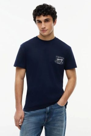 Tommy Jeans Erkek Tişört-DM0DM23177