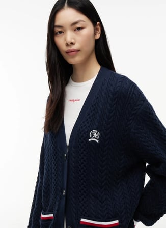 Tommy Jeans Mavi Kadın Hırka DW0DW22934C1G