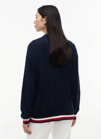 Tommy Jeans Mavi Kadın Hırka DW0DW22934C1G