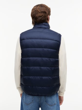 TJM LIGHT DOWN PACKABLE VEST Erkek Mavi Yelek - DM0DM23232