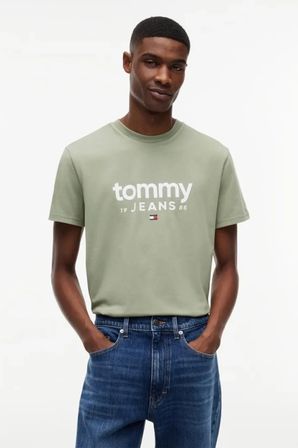 Tommy Jeans Erkek Tişört-DM0DM23376