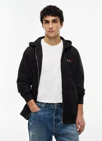 Tommy Jeans Siyah Erkek Sweatshirt DM0DM23404BDS TJM REG DNA BACKPRIN