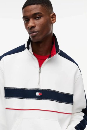 Tommy Jeans Erkek Sweatshirt-DM0DM23244
