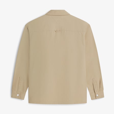 Tommy Hilfiger Essential Overshirt Erkek Bej Gömlek
