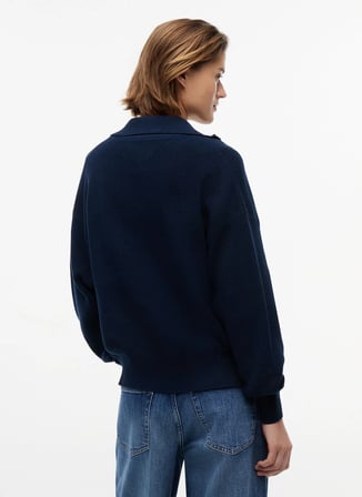 Tommy Jeans Mavi Kadın Kazak DW0DW22928C1G
