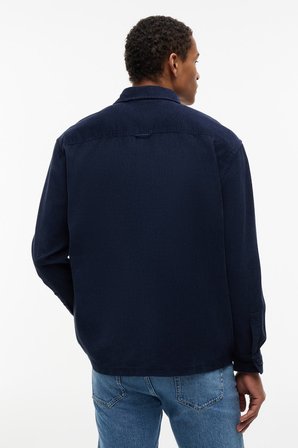 TJM BRICK CORD OVERSHIRT EXT Erkek Mavi Gömlek - DM0DM21698
