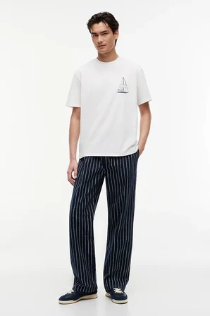 Tommy Jeans Erkek Tişört-DM0DM23184