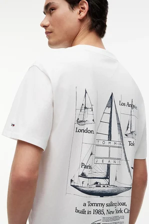 Tommy Jeans Erkek Tişört-DM0DM23184