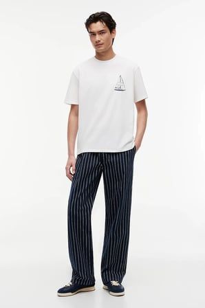 Tommy Jeans Erkek Tişört-DM0DM23184