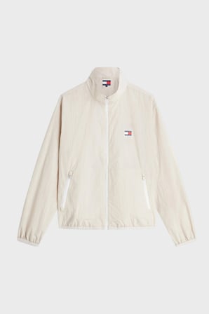 Tommy Jeans Logolu Regular Fit Dik Yaka Mont Erkek MONT DM0DM23229 ACI BEJ