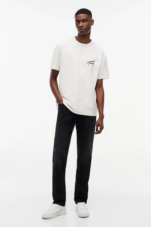 Tommy Jeans Erkek Tişört-DM0DM23190