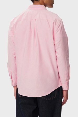 Tommy Hilfiger % 100 Pamuk Regular Fit Uzun Kollu Logolu Gömlek Erkek GÖMLEK DM0DM21298 TOU PEMBE