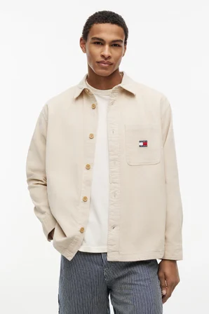 TJM BRICK CORD OVERSHIRT EXT Erkek Bej Gömlek - DM0DM21698