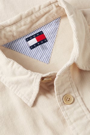 TJM BRICK CORD OVERSHIRT EXT Erkek Bej Gömlek - DM0DM21698