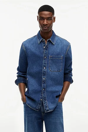 Tommy Jeans Erkek Gömlek-DM0DM23390