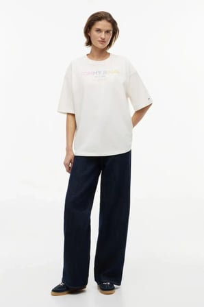 Tommy Jeans Kadın Tişört-DW0DW22803