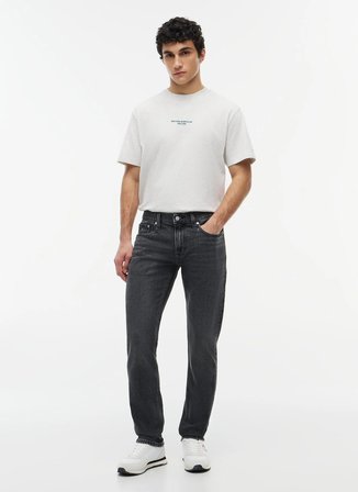 Tommy Jeans Antrasit Erkek Slim Fit Denim Pantolon DM0DM233411BZ SCANTON SLIM BI0187