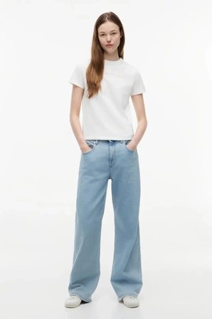 Tommy Jeans Kadın Tişört-DW0DW22905