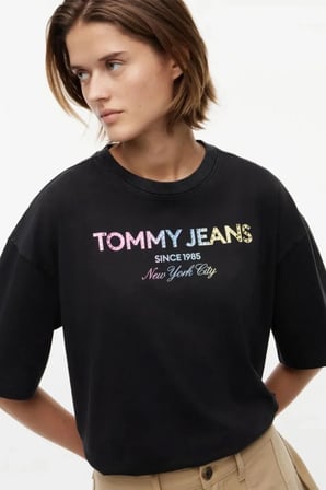 Tommy Jeans Kadın Tişört-DW0DW22803