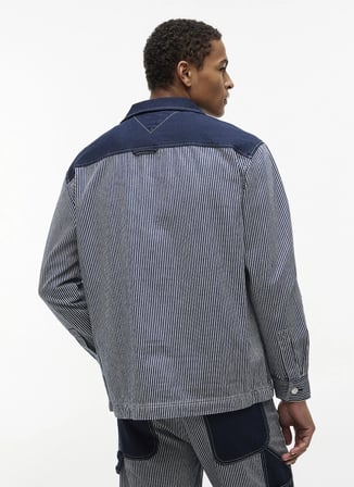 Tommy Jeans Lacivert Erkek Denim Gömlek DM0DM236601BK SHIRT JACKET CJ6053