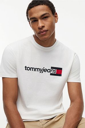 Tommy Jeans Erkek Tişört-DM0DM23406