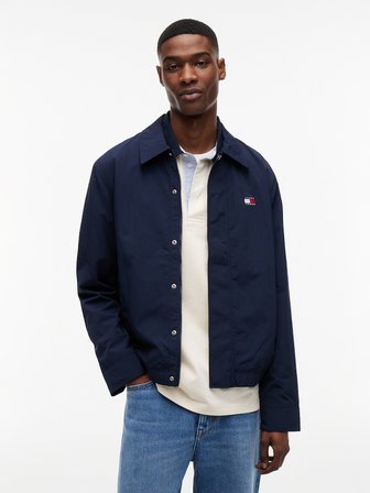 TJM CITY LIFE COACH JACKET Erkek Mavi Mont - DM0DM22733