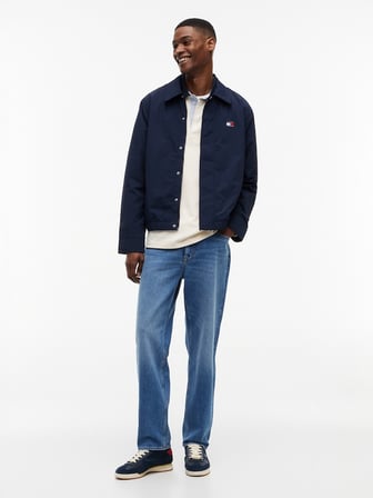 TJM CITY LIFE COACH JACKET Erkek Mavi Mont - DM0DM22733