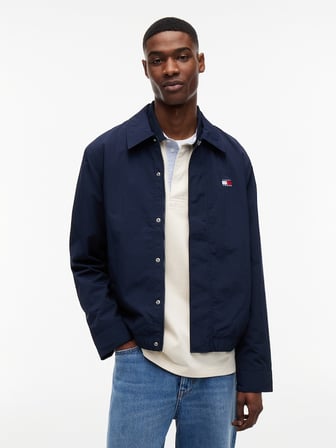 TJM CITY LIFE COACH JACKET Erkek Mavi Mont - DM0DM22733