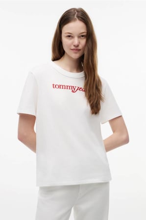 Tommy Jeans Kadın Tişört-DW0DW22812