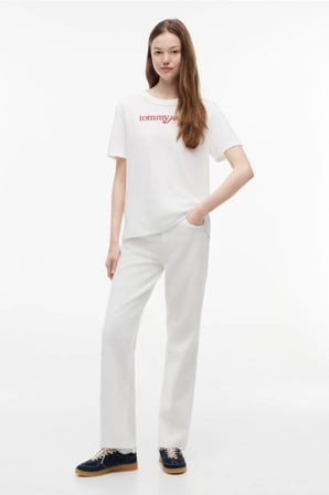 Tommy Jeans Kadın Tişört-DW0DW22812