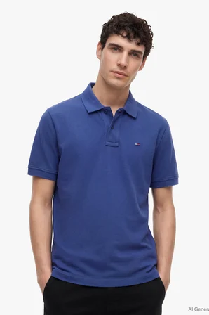 TJM REG ESS POLO EXT Erkek Mavi Polo - DM0DM22711