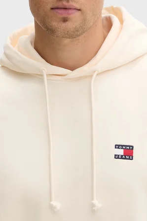 Tommy Jeans Regular Fit Pamuklu Kapüşonlu Sweat Erkek SWEAT DM0DM21922 AEF BEJ